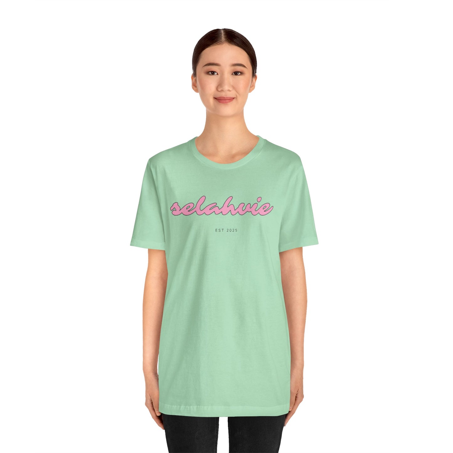 Selahvie Brand Name Vintage Jersey Tee
